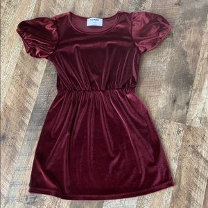 Adorable crushed velvet dress